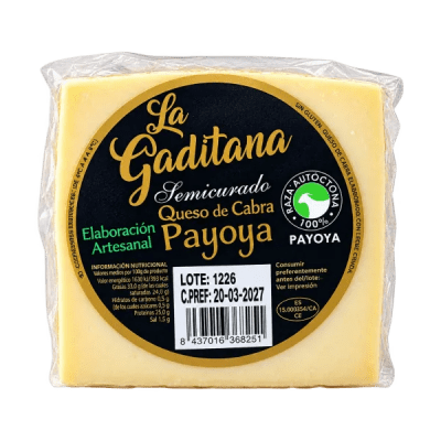 Queso Semicurado de Cabra Payoya