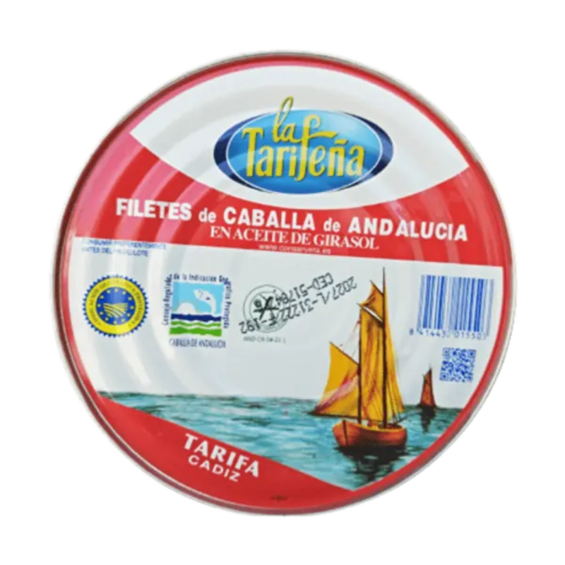 Filetes de Caballa de Andalucía I.G.P en Aceite de Girasol - Abacería Yolanda Delgado Coria del Río