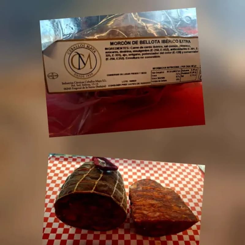 Morcón Ibérico de Bellota - Abacería Yolanda Delgado Coria del Río