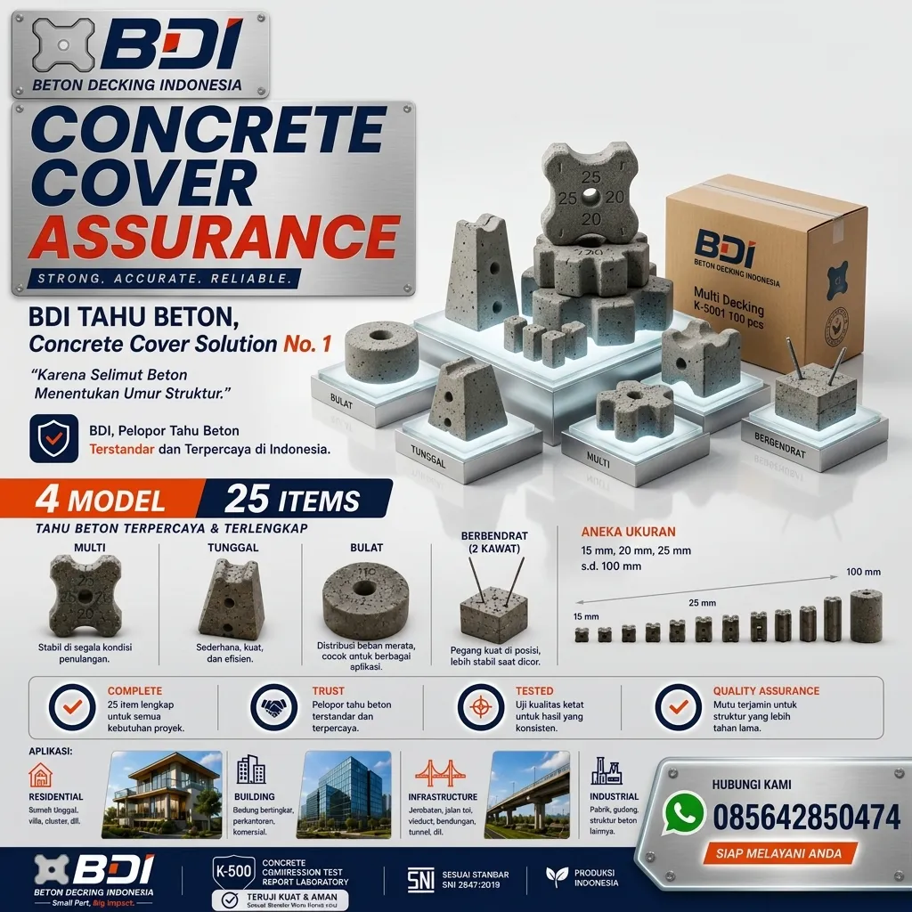 Jual Beton Decking Yang Presisi Dan Handal Sertifikat K-500 Di Kota Cirebon