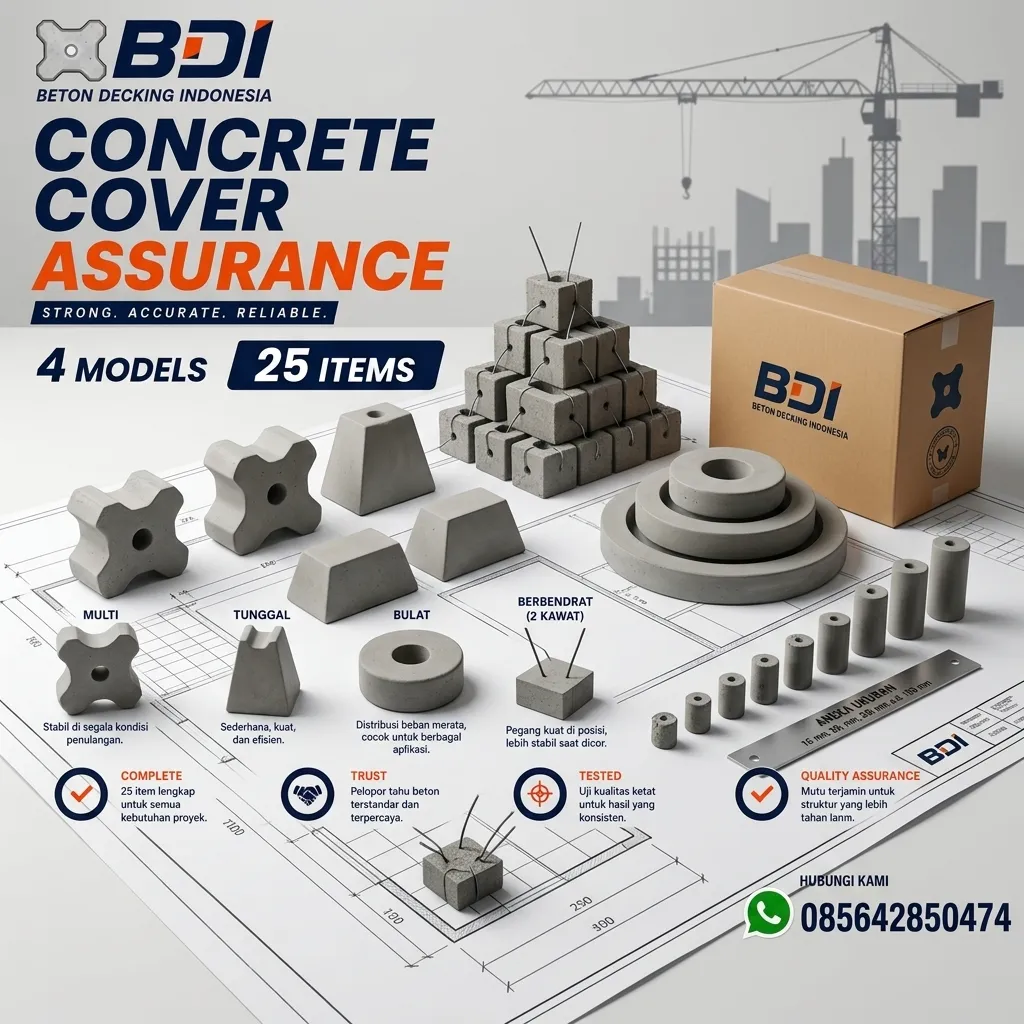 Jual Beton Decking Yang Presisi Dan Handal Sertifikat K-500 Di Kabupaten Malaka