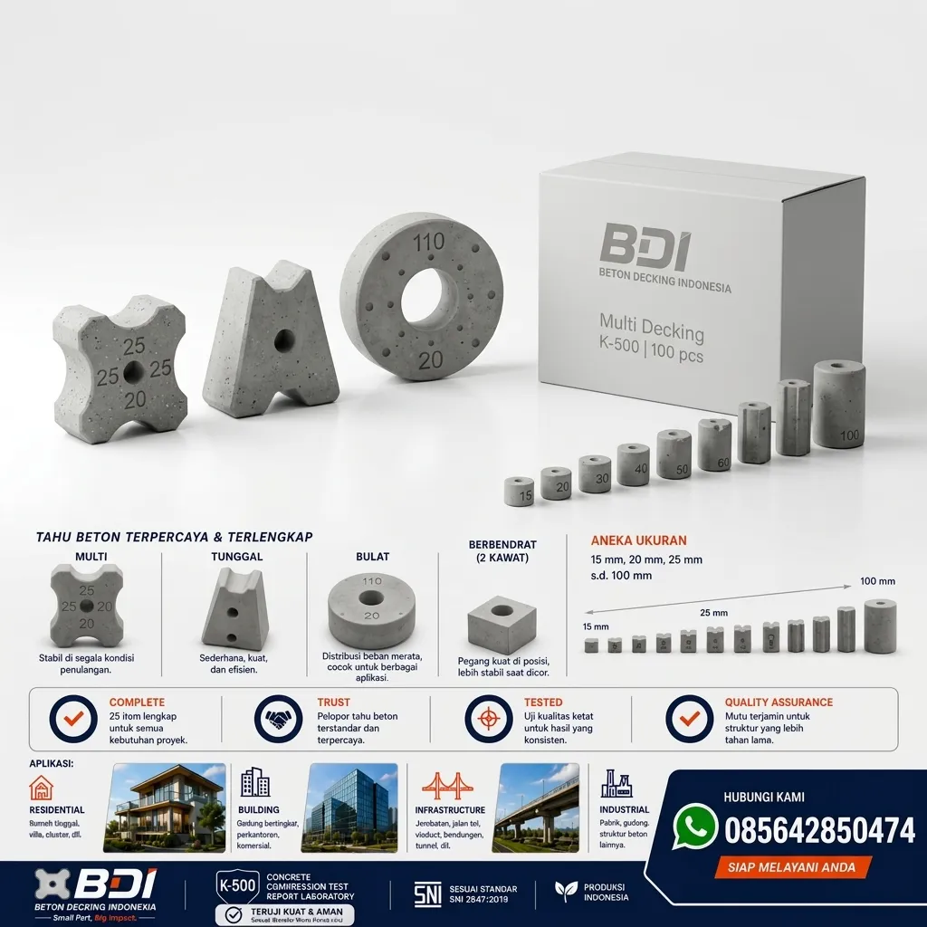 Jual Beton Decking K-500 di Tabanan: Solusi Presisi & Handal untuk Konstruksi Berkualitas