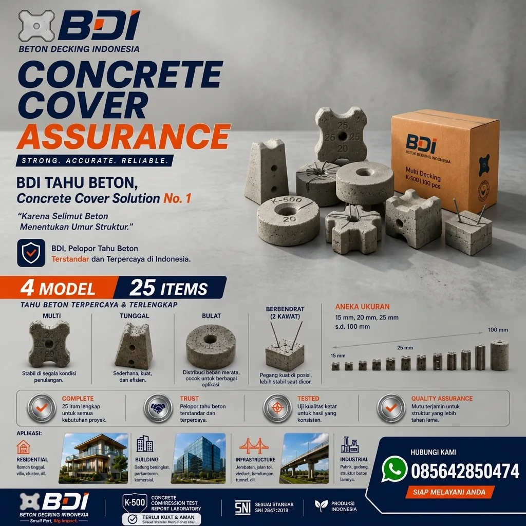 Jual Beton Decking K-500 di Pulang Pisau: Solusi Presisi & Sertifikasi Resmi untuk Proyek Infrastruktur