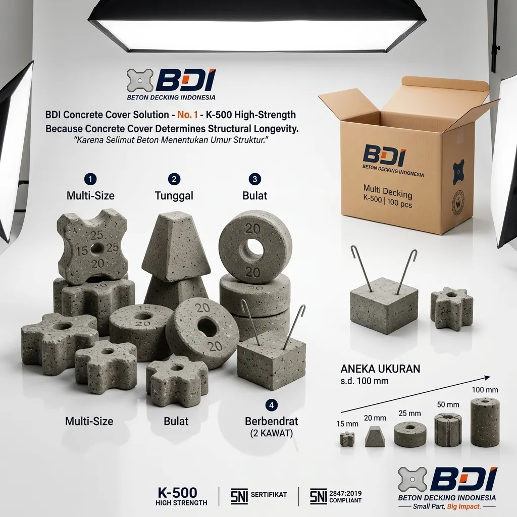Jual Beton Decking Yang Presisi Dan Handal Sertifikat K-500 Di Kabupaten Banggai Kepulauan