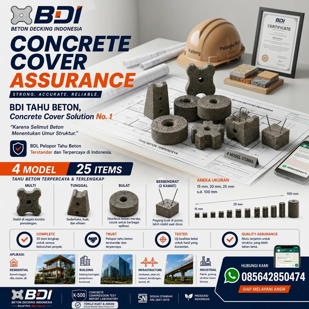 Jual Beton Decking Yang Presisi Dan Handal Sertifikat K-500 Di Kota Palangka Raya