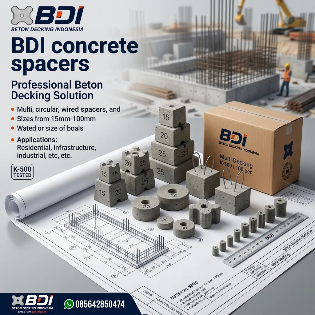 Jual Beton Decking K-500 di Wonogiri: Solusi Presisi dan Handal untuk Konstruksi Kokoh