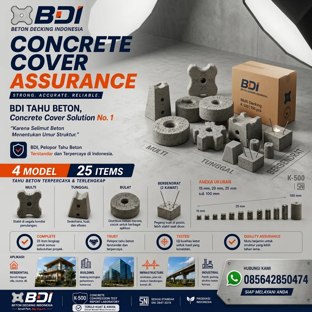 Jual Beton Decking K-500 di Boven Digoel: Solusi Presisi & Handal untuk Infrastruktur Papua
