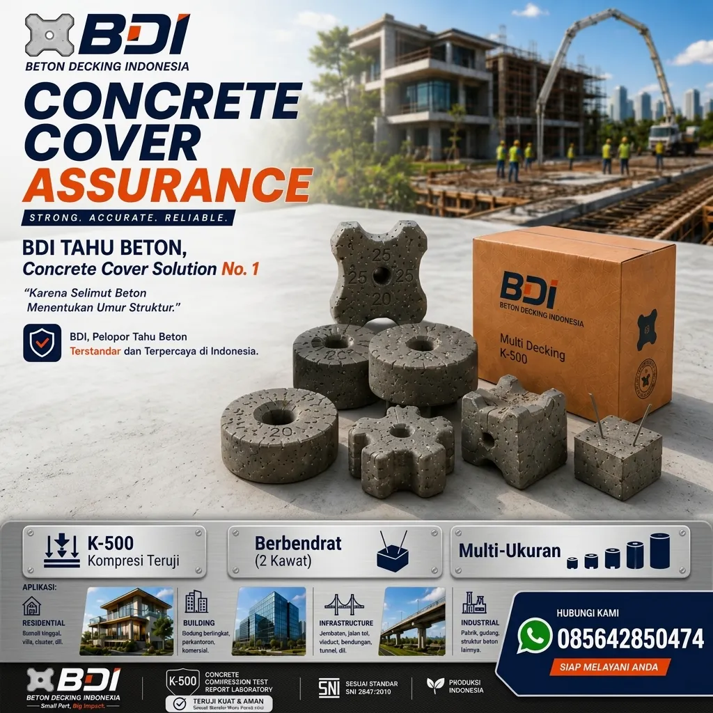 Jual Beton Decking Yang Presisi Dan Handal Sertifikat K-500 Di Kabupaten Banyuwangi