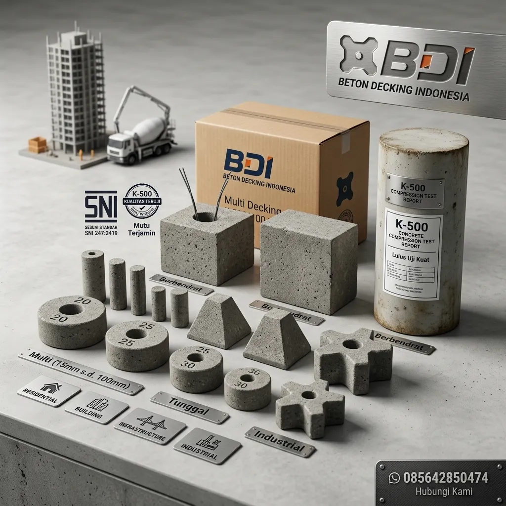 Jual Beton Decking K-500 di Blitar: Solusi Spacer Presisi & Handal untuk Konstruksi Standar Nasional