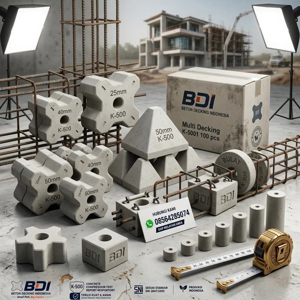Jual Beton Decking K-500 di Kabupaten Kolaka Utara: Solusi Selimut Beton Presisi & Handal