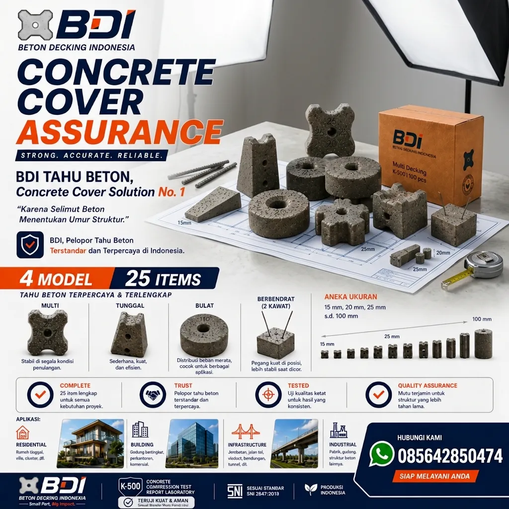 Jual Beton Decking K-500 di Lumajang: Solusi Presisi & Handal untuk Konstruksi Standar Nasional
