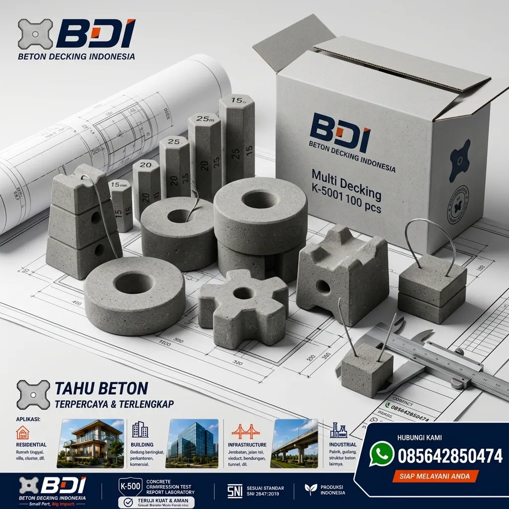 Jual Beton Decking Yang Presisi Dan Handal Sertifikat K-500 Di Kabupaten Puncak Jaya
