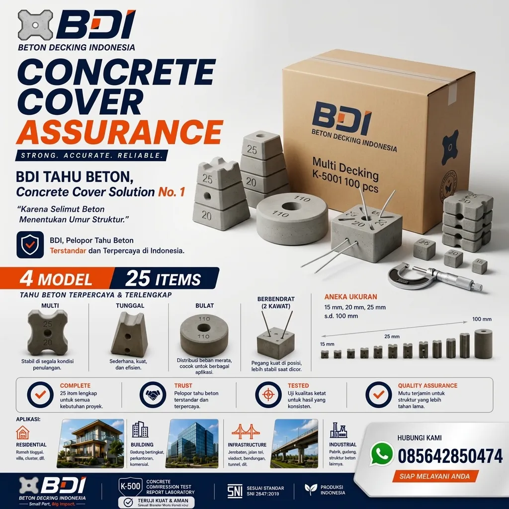 Jual Beton Decking K-500 di Yalimo: Solusi Presisi & Handal untuk Infrastruktur Papua