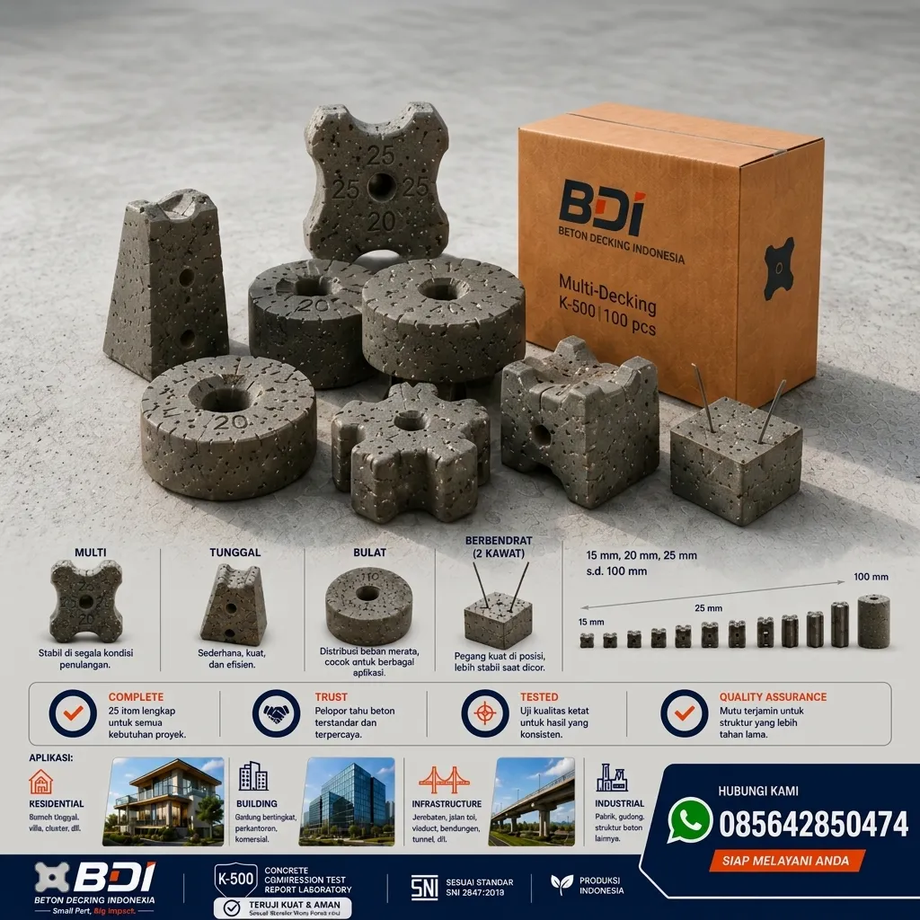 Jual Beton Decking Yang Presisi Dan Handal Sertifikat K-500 Di Kabupaten Pamekasan