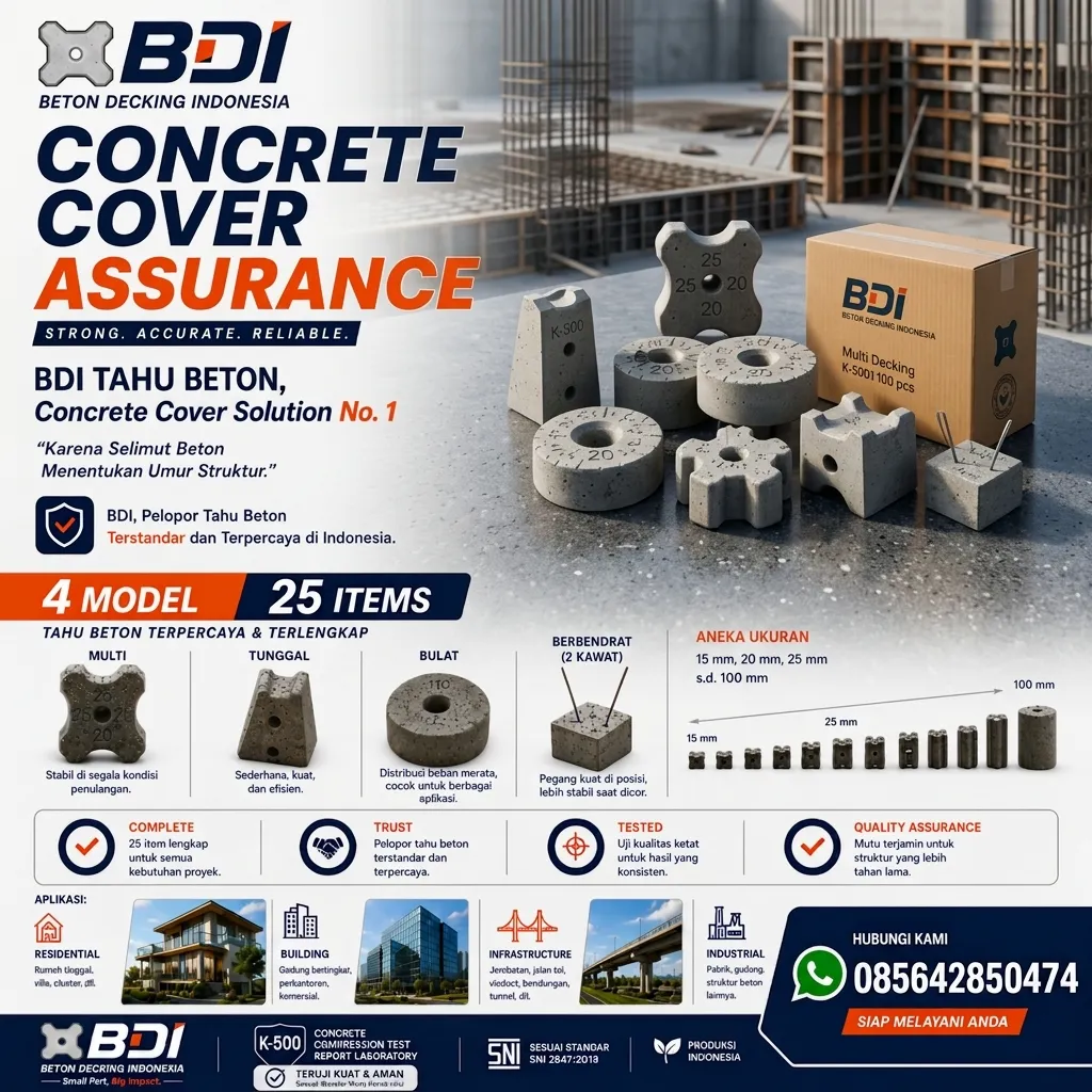 Jual Beton Decking K-500 di Kotamobagu: Solusi Presisi & Handal untuk Konstruksi Kokoh