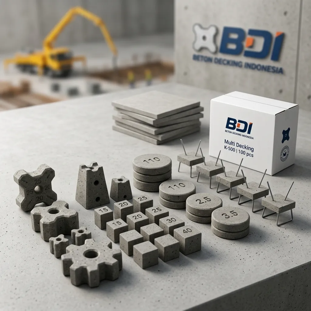 Jual Beton Decking K-500 di Kabupaten Agam: Solusi Selimut Beton Presisi & Handal