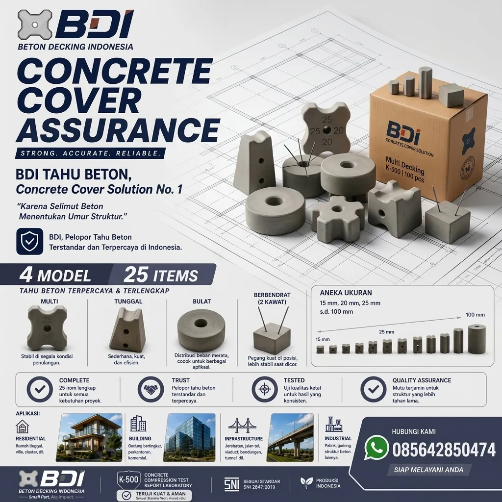Jual Beton Decking K-500 di Tulangbawang: Solusi Presisi & Handal untuk Konstruksi Berkualitas