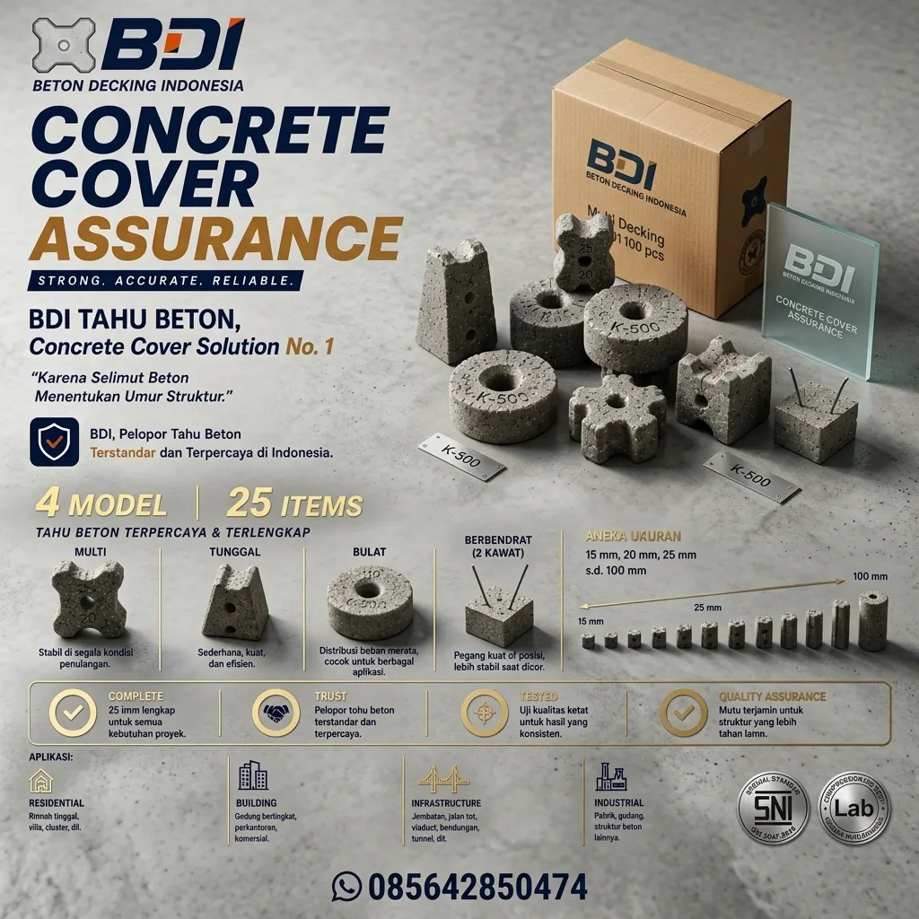 Jual Beton Decking K-500 di Kabupaten Lima Puluh Kota: Solusi Presisi untuk Konstruksi Kokoh & Tahan Lama