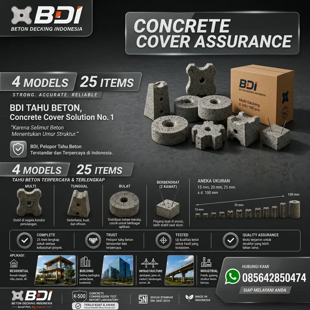 Jual Beton Decking Yang Presisi Dan Handal Sertifikat K-500 Di Kabupaten Pasaman