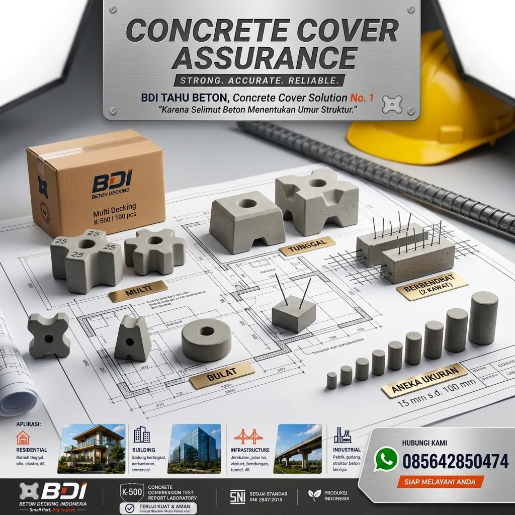 Jual Beton Decking K-500 Bersertifikat di Kepulauan Meranti: Solusi Presisi & Handal untuk Konstruksi Modern