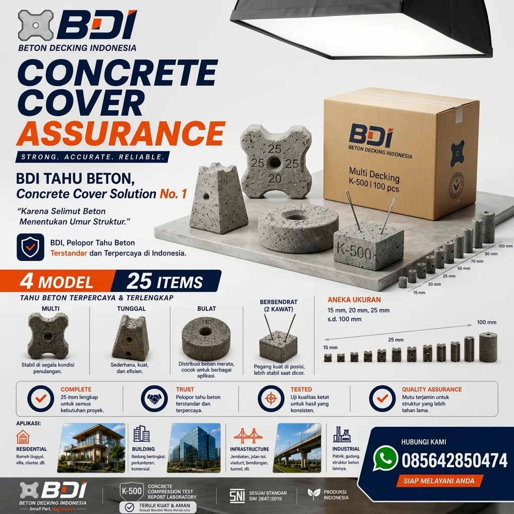 Jual Beton Decking Yang Presisi Dan Handal Sertifikat K-500 Di Kabupaten Sijunjung