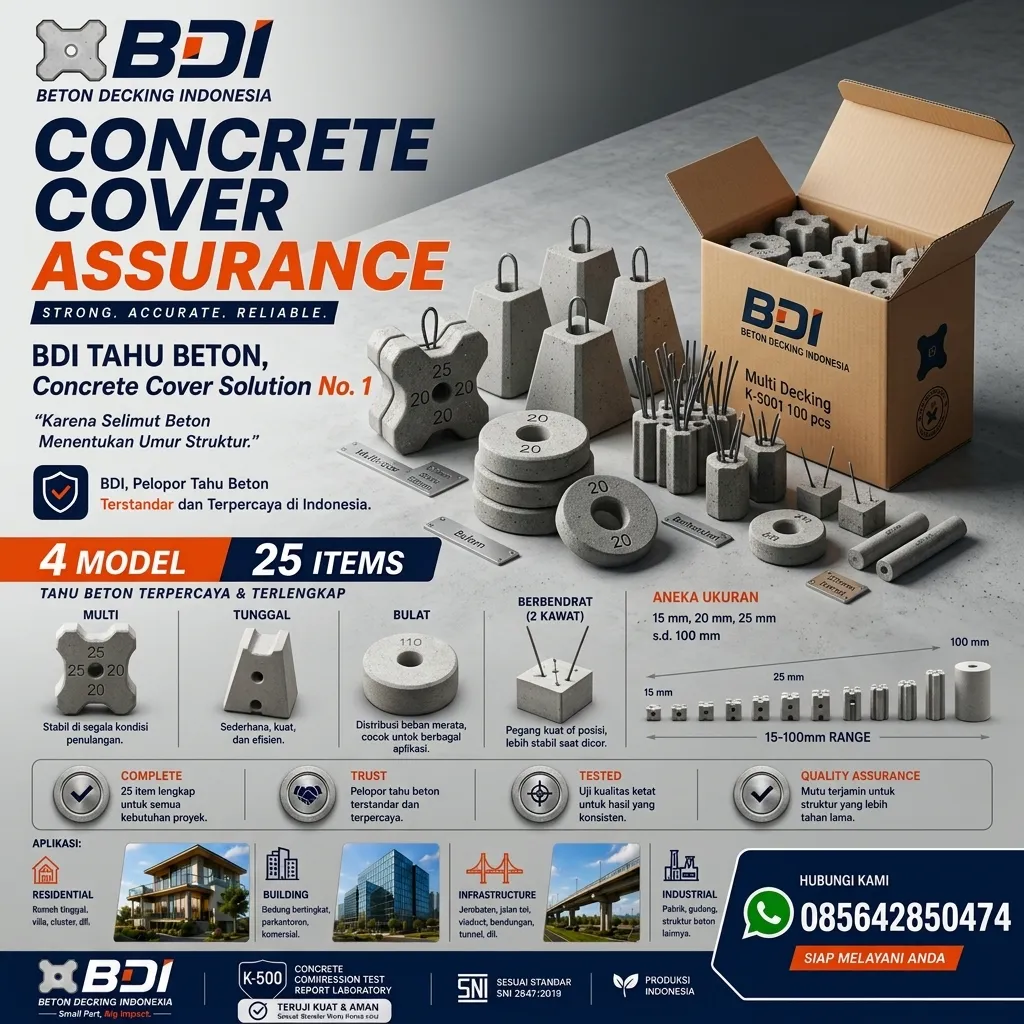 Jual Beton Decking K-500 di Solok Selatan: Solusi Presisi & Handal untuk Konstruksi Kokoh