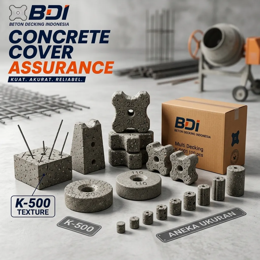 Jual Beton Decking K-500 di Purwakarta: Solusi Spacer Presisi & Bersertifikat untuk Konstruksi Kokoh