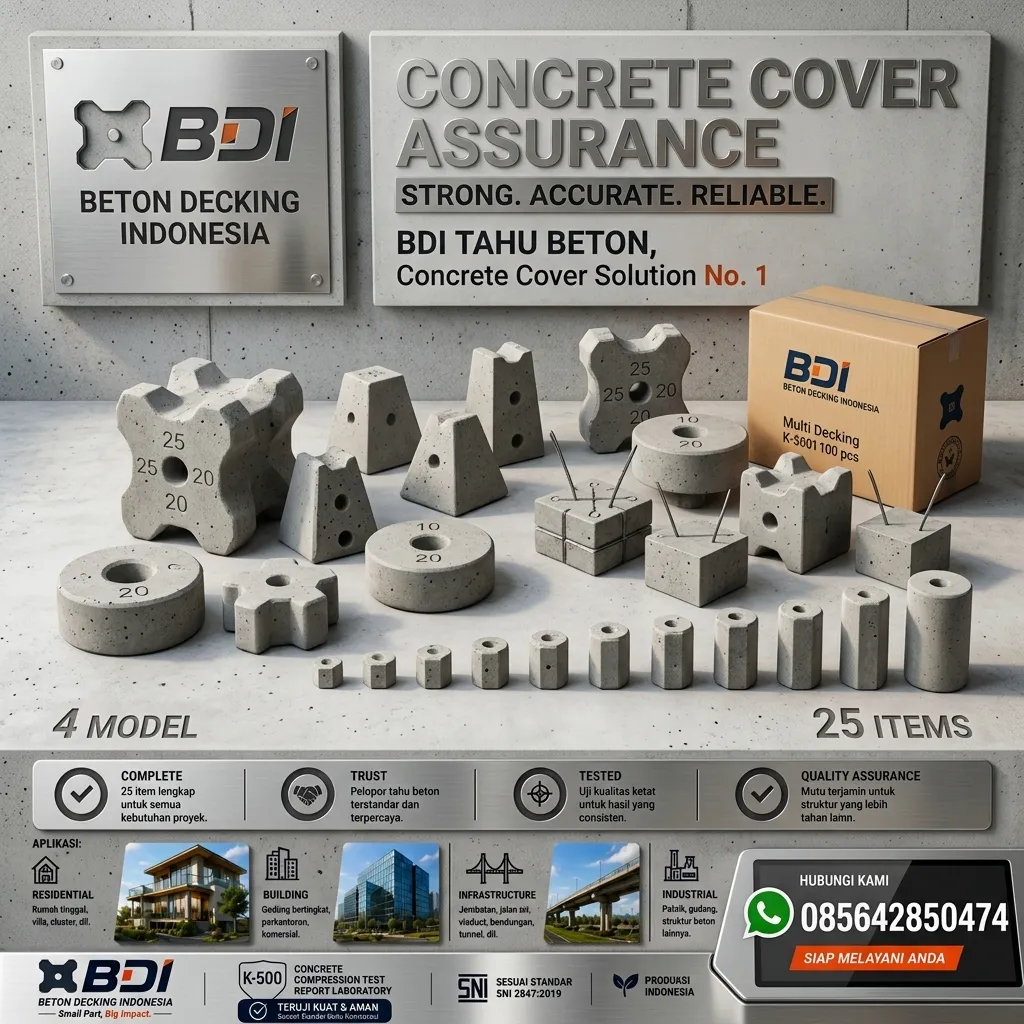 Jual Beton Decking K-500 di Kabupaten Sanggau: Solusi Selimut Beton Presisi untuk Konstruksi Kokoh
