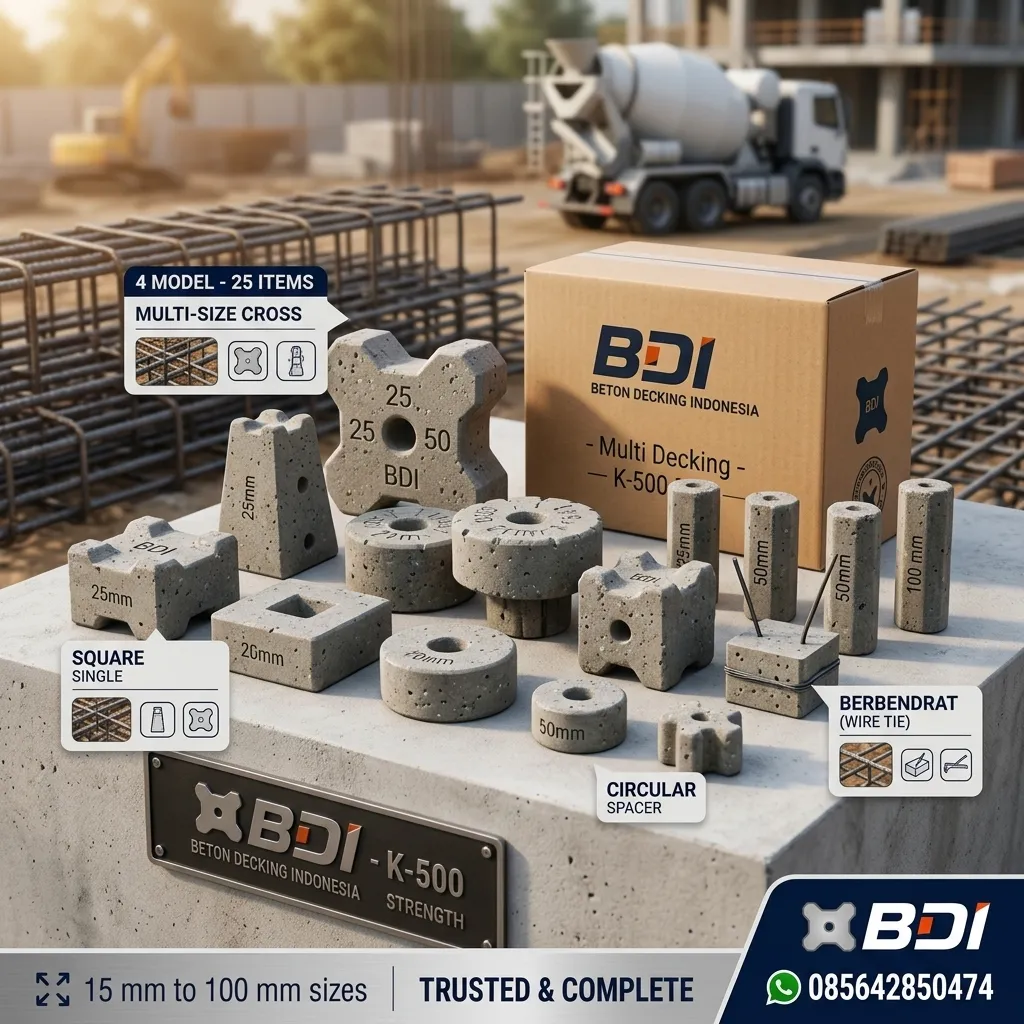 Jual Beton Decking K-500 Ternate: Solusi Selimut Beton Presisi & Kokoh untuk Konstruksi Maluku Utara