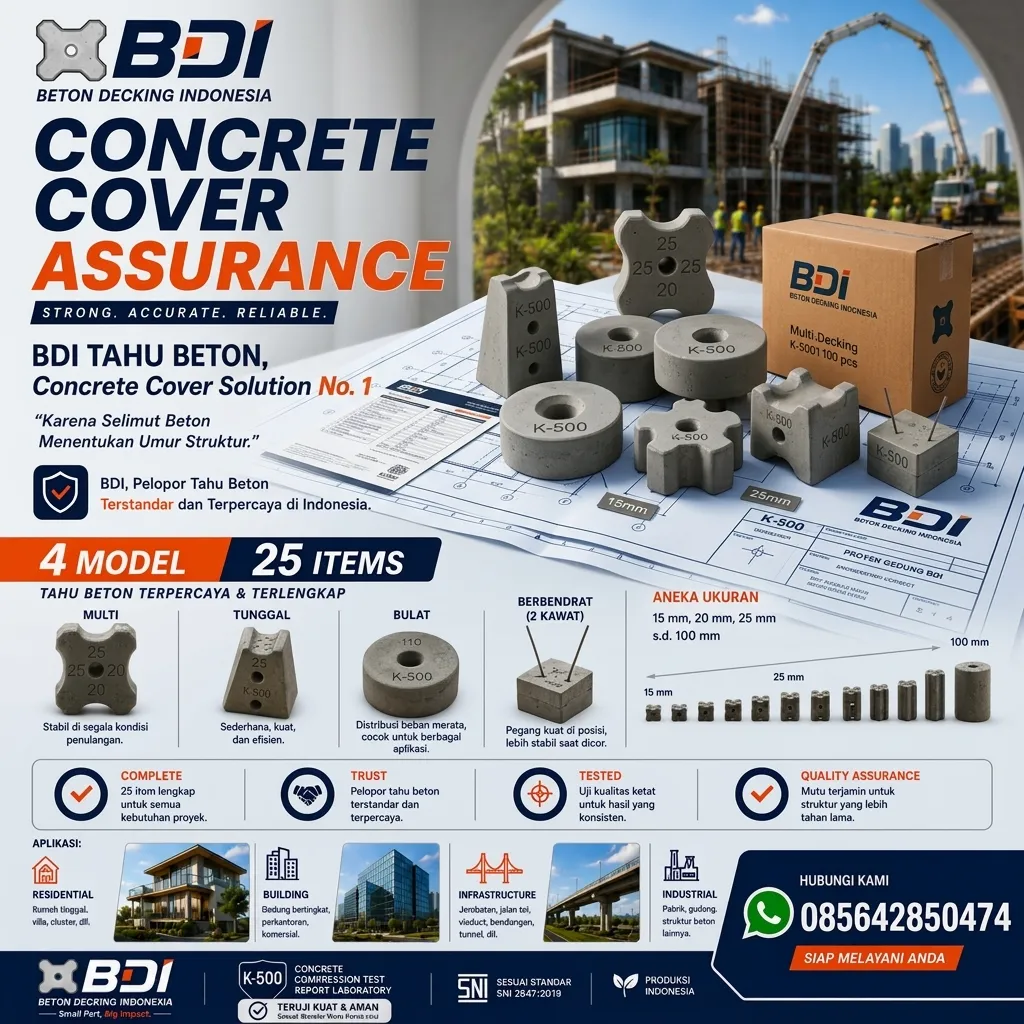 Jual Beton Decking Yang Presisi Dan Handal Sertifikat K-500 Di Kabupaten Musi Banyuasin