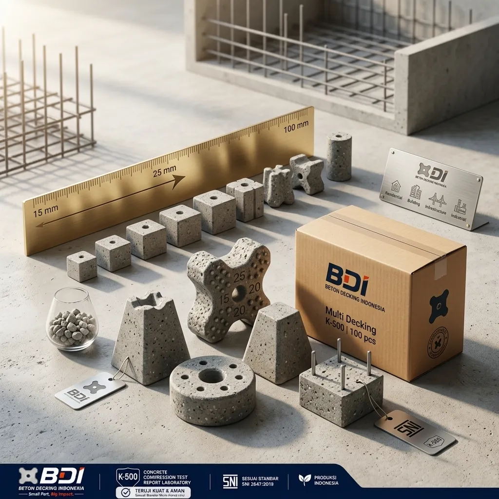 Jual Beton Decking K-500 Mataram: Solusi Presisi & Handal untuk Selimut Beton Berkualitas
