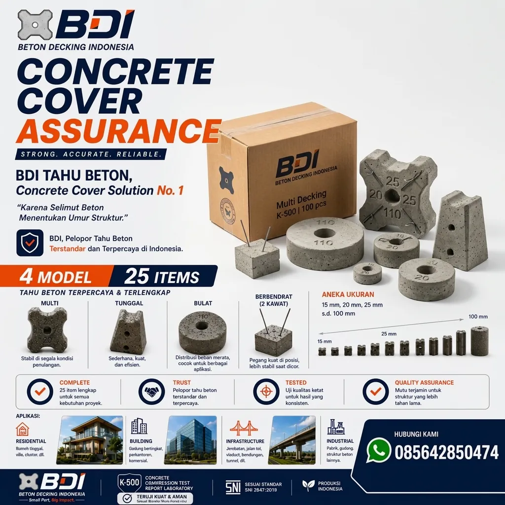 Jual Beton Decking K-500 di Flores Timur: Solusi Mutu Tinggi untuk Konstruksi Presisi & Tahan Lama
