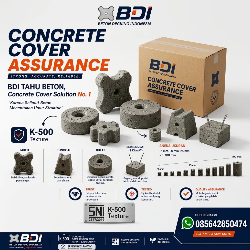Jual Beton Decking Yang Presisi Dan Handal Sertifikat K-500 Di Kabupaten Nias Utara
