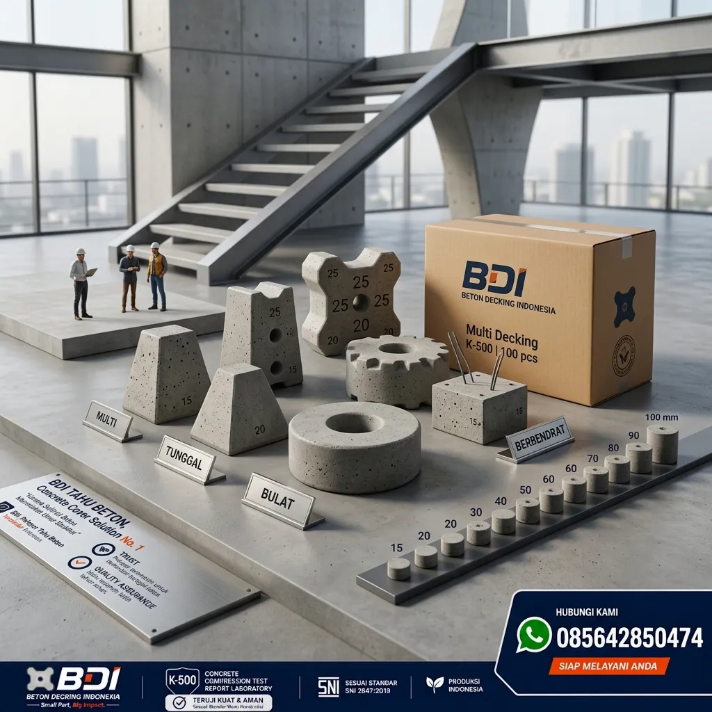 Jual Beton Decking K-500 di Pakpak Bharat: Solusi Presisi untuk Konstruksi Kokoh & Standar SNI