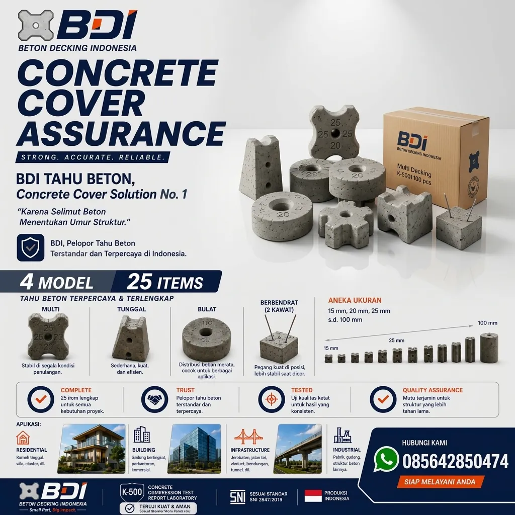 Jual Beton Decking Yang Presisi Dan Handal Sertifikat K-500 Di Kabupaten Samosir
