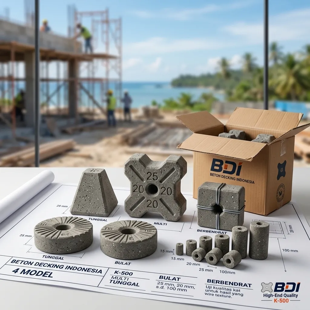Jual Beton Decking K-500 di Teluk Wondama: Solusi Presisi untuk Konstruksi Kokoh & Tahan Lama