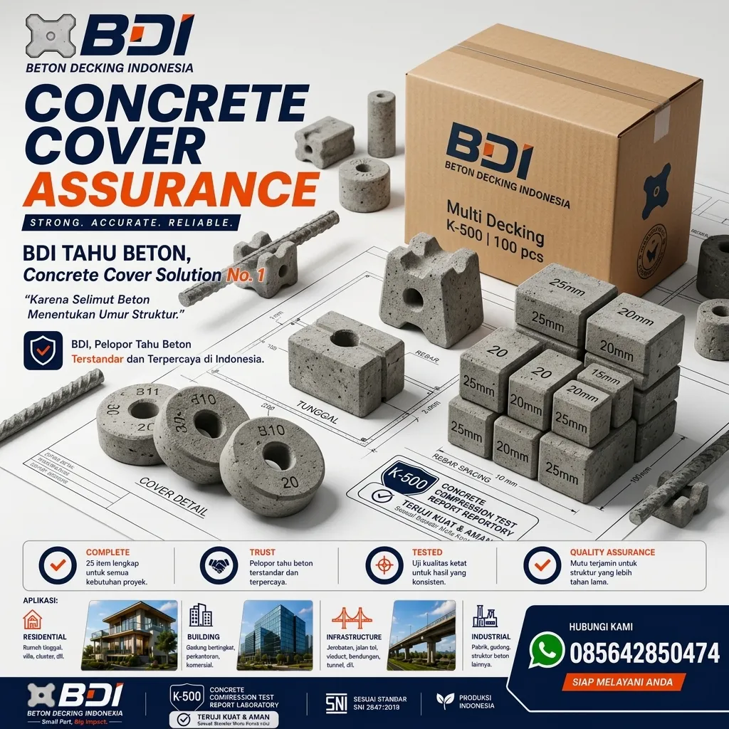 Jual Beton Decking Yang Presisi Dan Handal Sertifikat K-500 Di Kota Solok