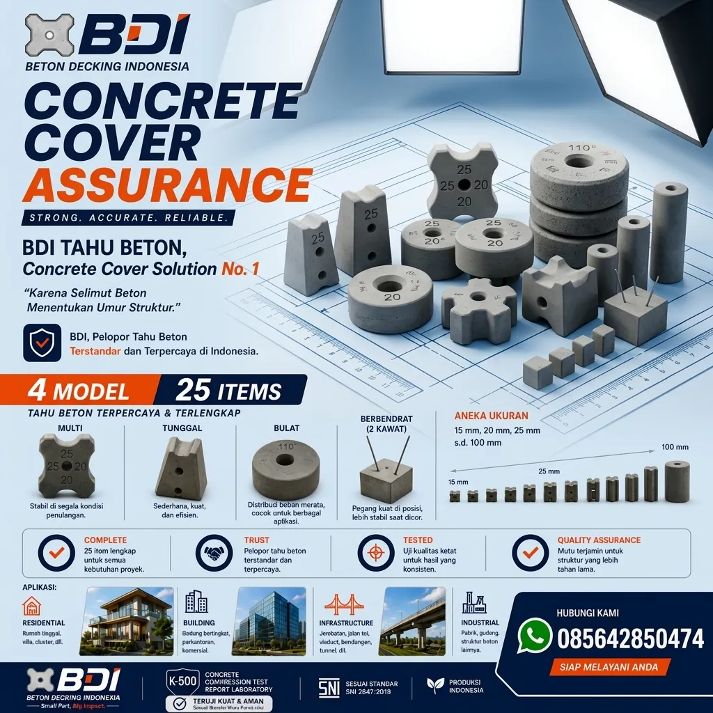 Jual Beton Decking K-500 di Bengkalis: Solusi Presisi & Handal untuk Konstruksi Kokoh