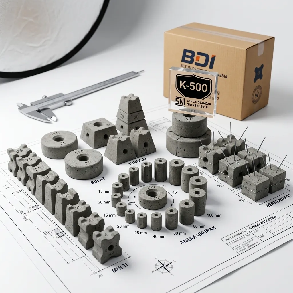 Jual Beton Decking K-500 di Bantaeng: Solusi Spacing Presisi untuk Konstruksi Kokoh