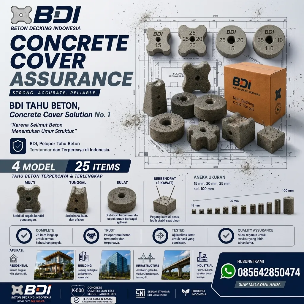 Jual Beton Decking Yang Presisi Dan Handal Sertifikat K-500 Di Kota Lubuklinggau