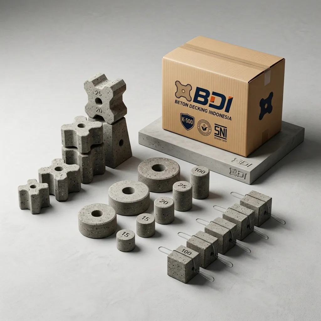 Jual Beton Decking Presisi & Handal Sertifikat K-500 di Kabupaten Lamandau: Solusi Selimut Beton Standar Nasional