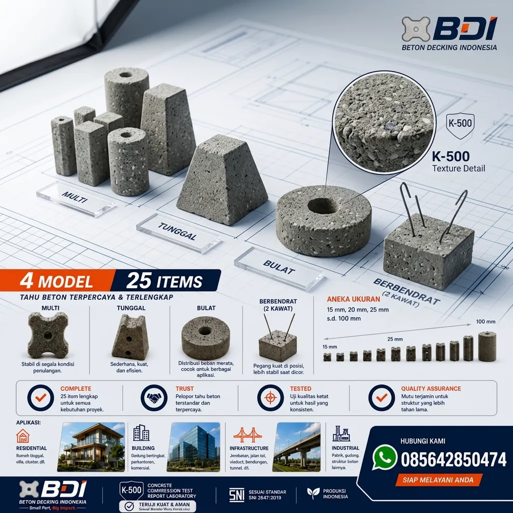 Jual Beton Decking Yang Presisi Dan Handal Sertifikat K-500 Di Kota Sibolga