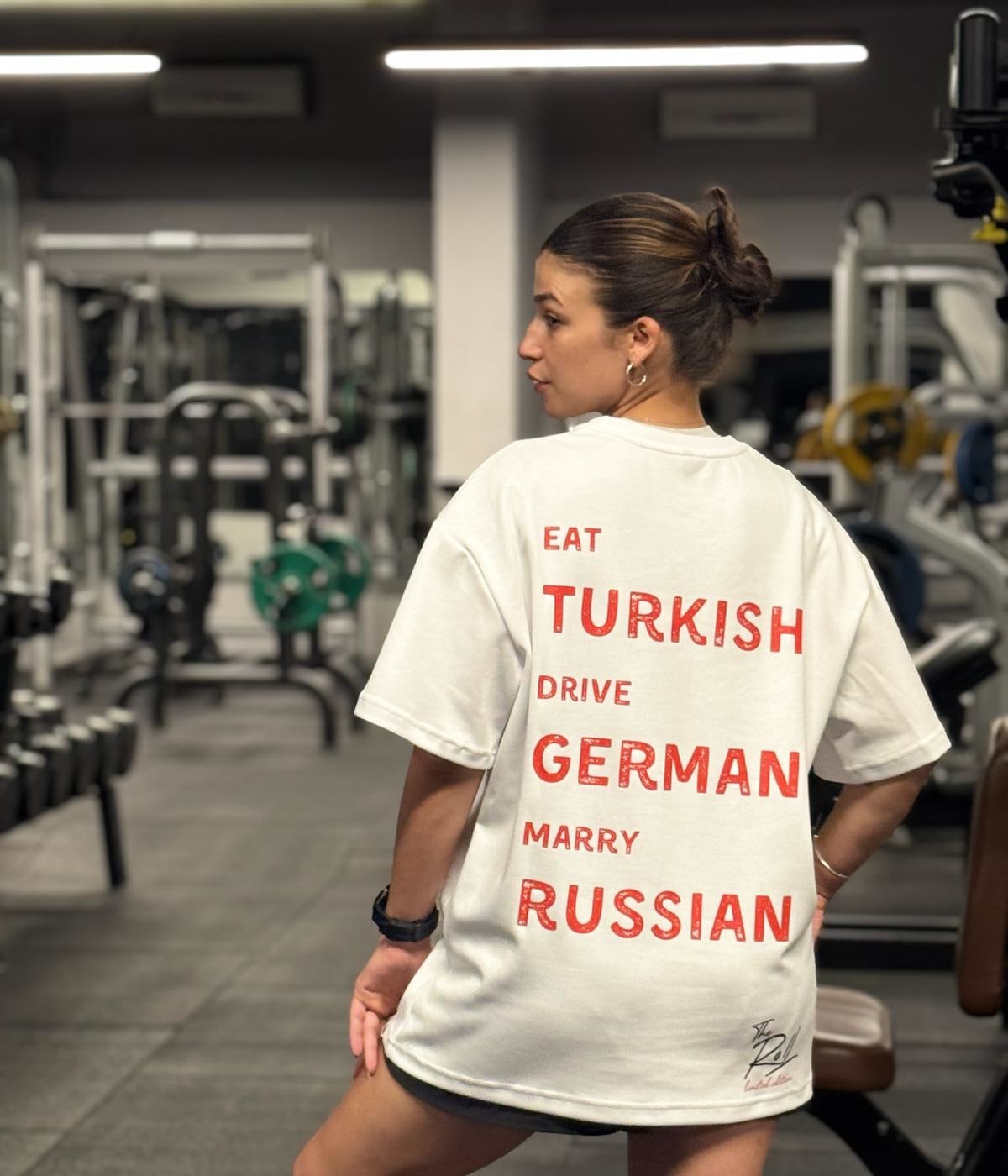 Oversize t-shirt kadın model