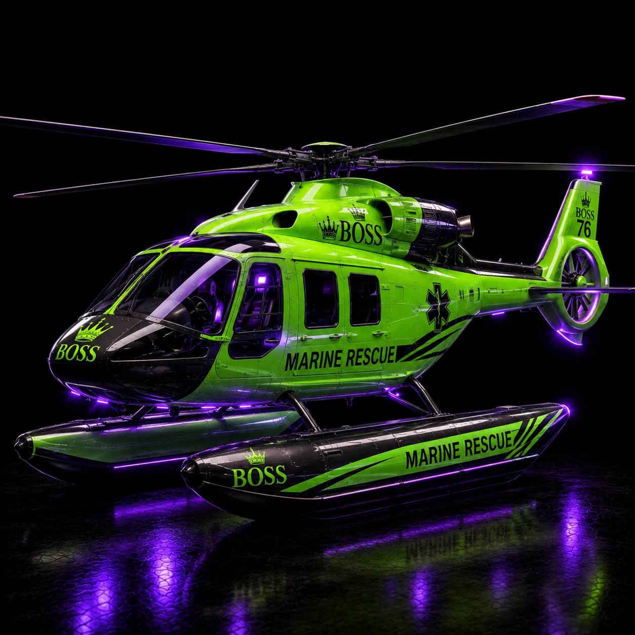 Sea BOSS Marine Rescue Heli