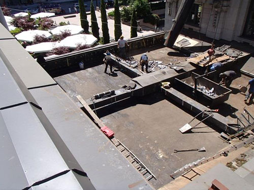 Roof Replacement in Progress