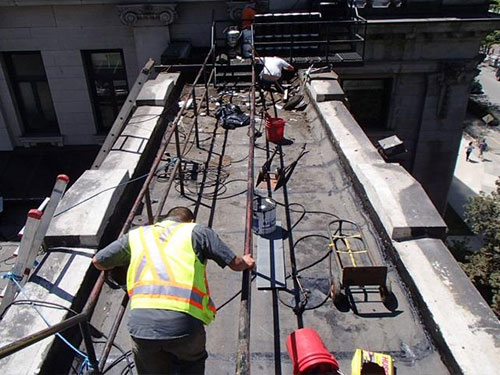 Roof Replacement in Progress