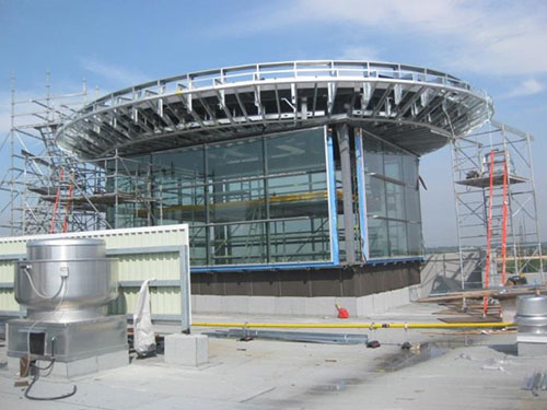 Construction of new entrance feature