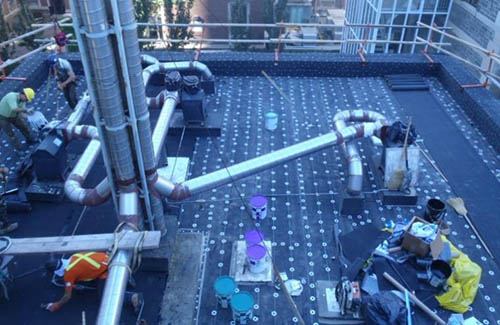Roof Replacement in Progress