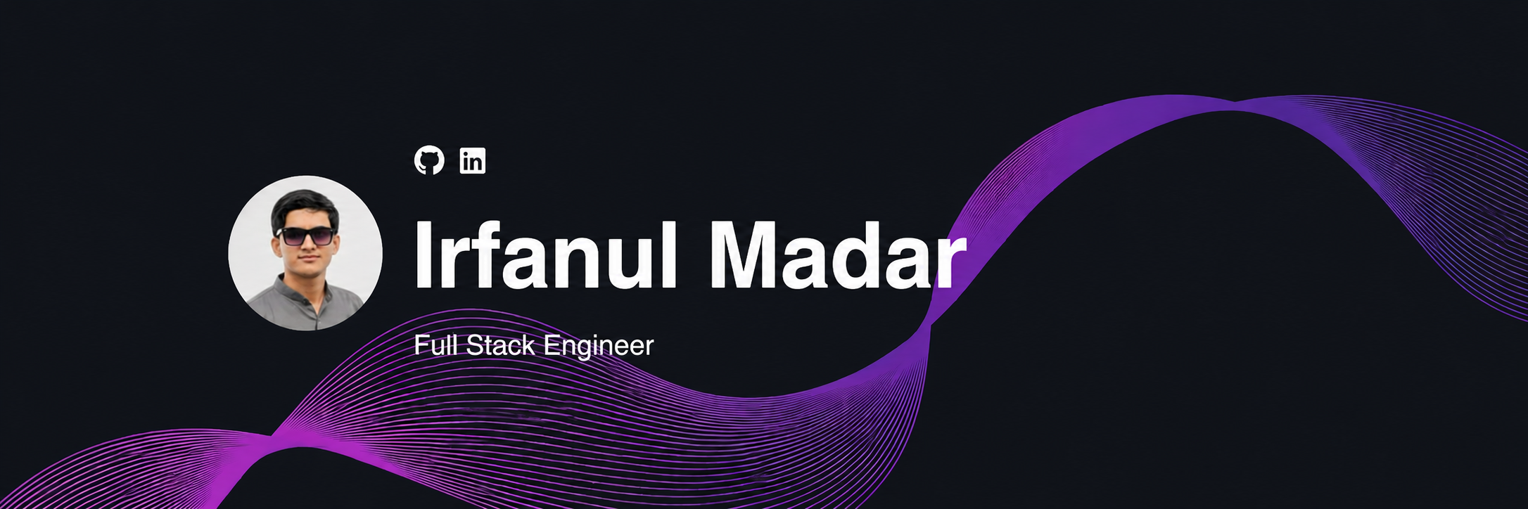 GitHub Banner showcasing a professional profile