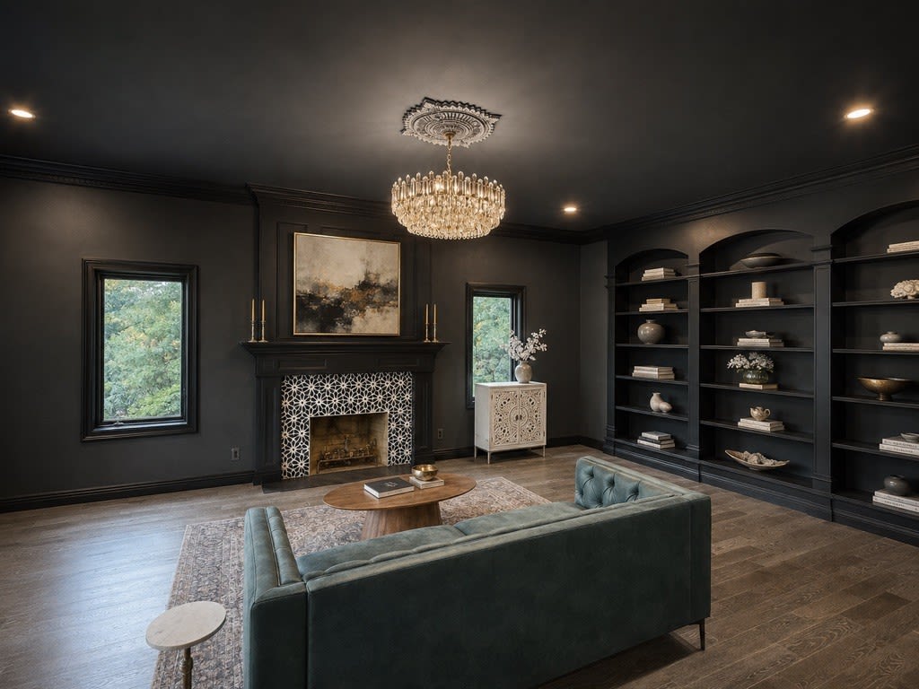 The Front Sitting Room, Placer Canyon estate